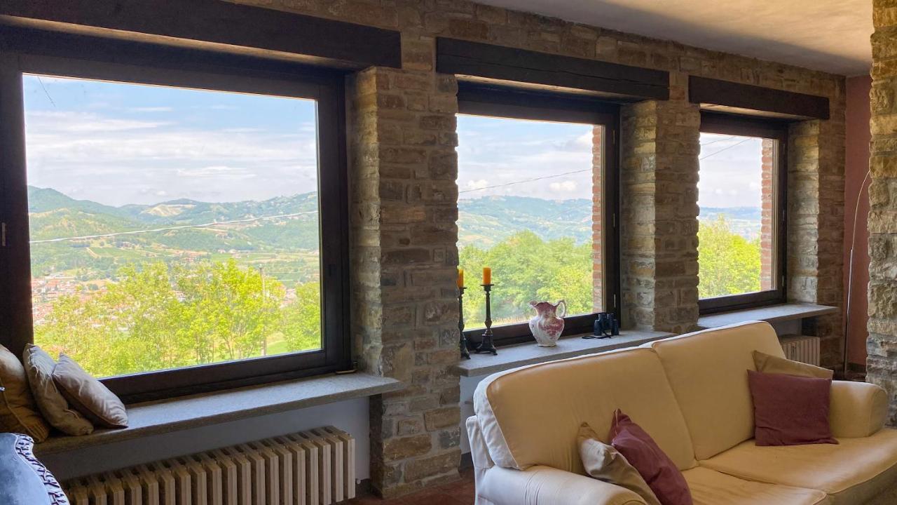 Vakantiehuis Casa Dolce Vista Monastero Bormida Exteriör bild