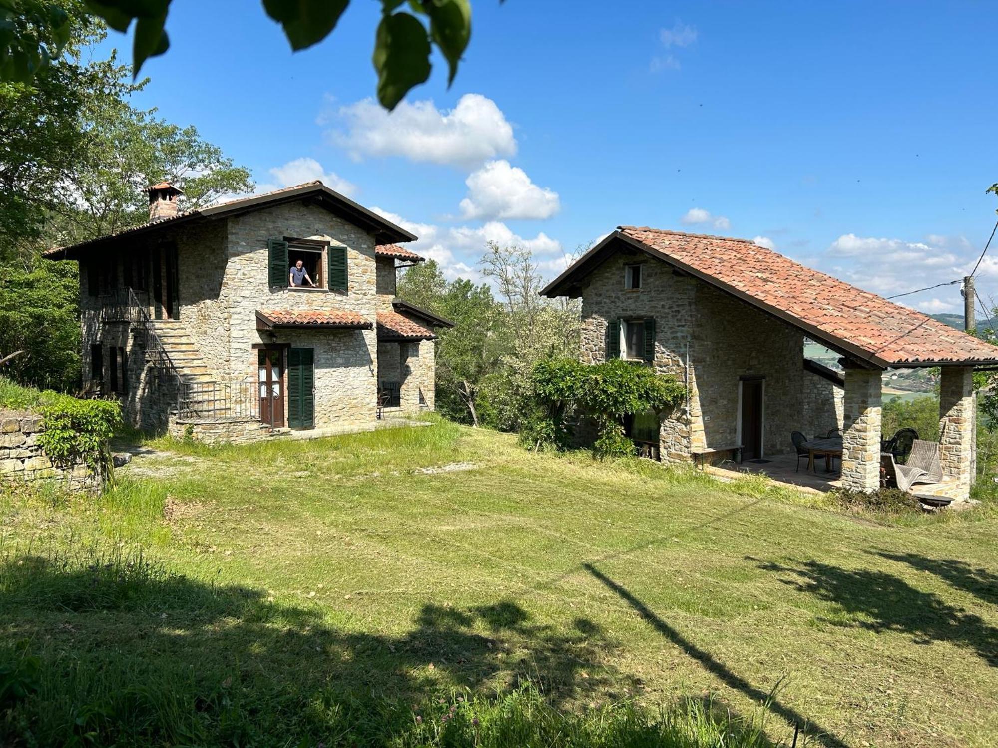 Vakantiehuis Casa Dolce Vista Monastero Bormida Exteriör bild