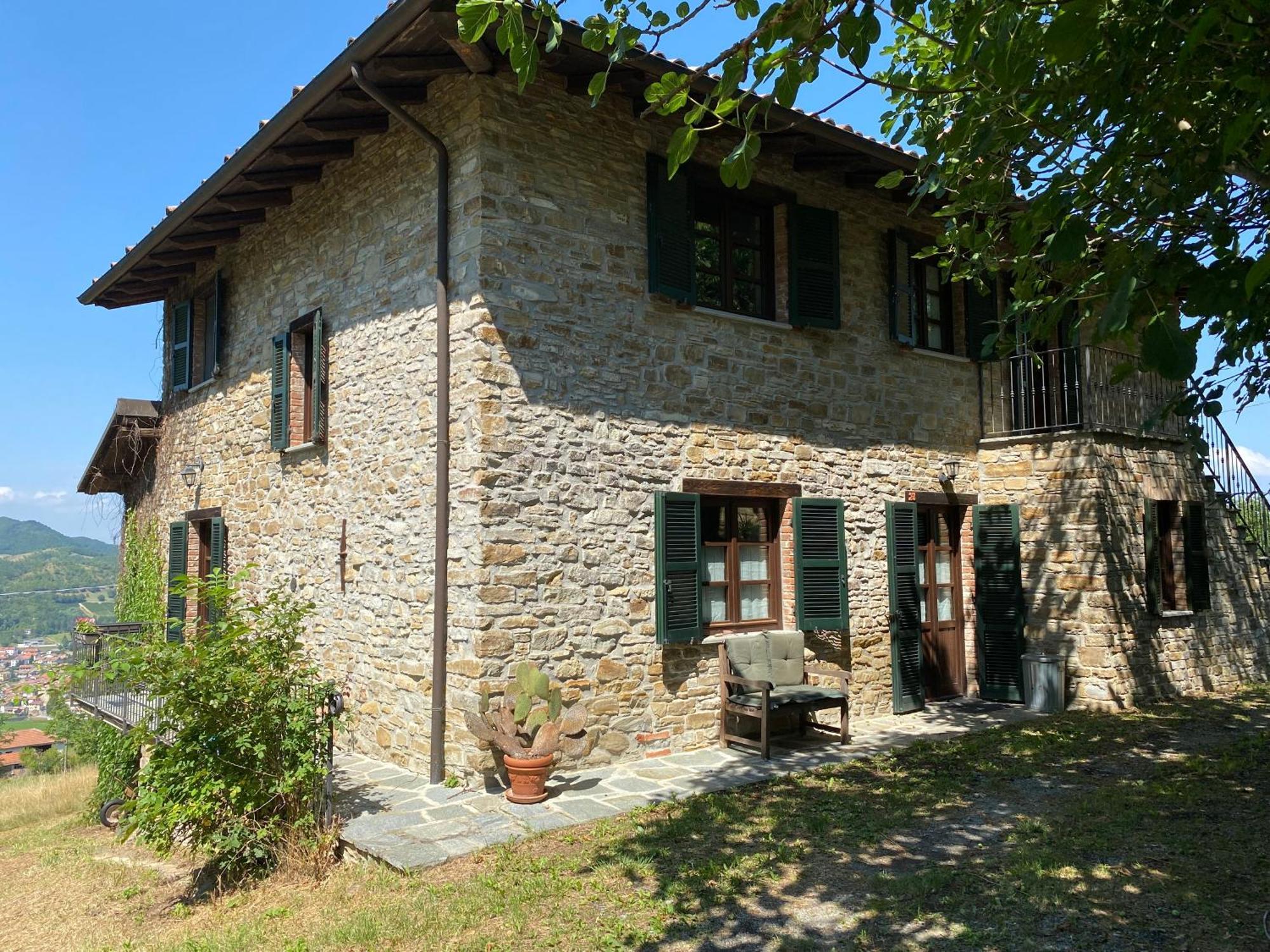 Vakantiehuis Casa Dolce Vista Monastero Bormida Exteriör bild